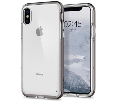 Spigen Apple iPhone X Hoesje Neo Hybrid Crystal Grijs