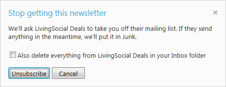 Hotmail -- Nieuwsbrieven