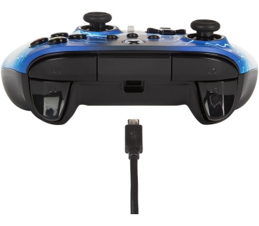 PowerA Enhanced Wired Controller for Xbox series S|X Blauw, Zwart