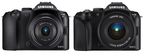 Samsung NX10/NX11-vergelijking