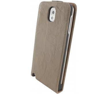 Mobiparts Mobiparts Vintage Flip Case Samsung Galaxy Note 3 Creme