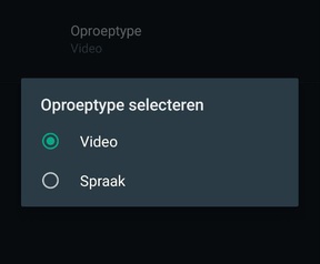 WhatsApp link voor oproepen, oktober 2022