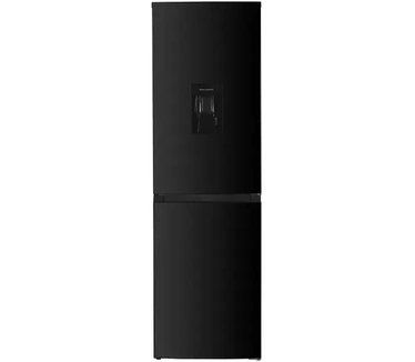 Exquisit Exquisit KGC245-80-NF-W-040DB - Koel-vriescombinatie - Waterdispenser - 5 Jaar Garantie - 245 Liter - No-Frost - D label- Zwart