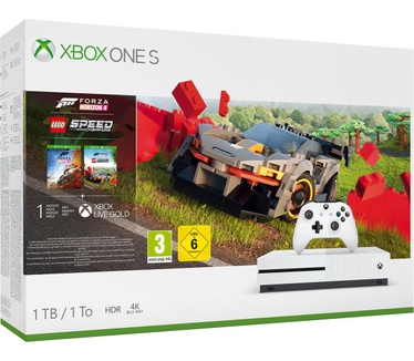 Microsoft Xbox One S 1TB + Forza Horizon 4 + Lego DLC Wit