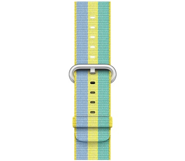 Apple Bandje van geweven nylon - Stuifmeelgeel (42 mm)