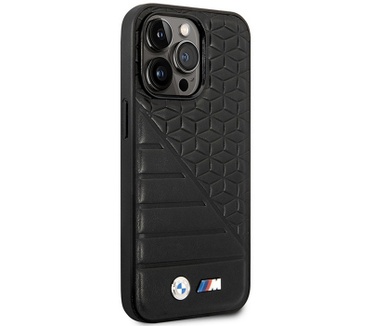BMW M Bi Pattern Back Case Apple iPhone 14 Pro Max (6.7") - Zwart Zwart
