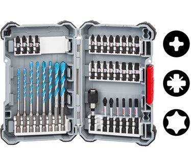 Bosch Pick and Clic MultiConstruction boor- en Impact Control-schroefbitset, 35-delig