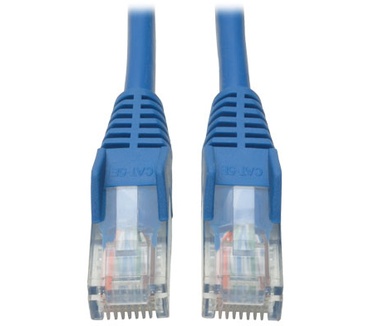 Tripp-Lite Cat5e 350MHz Snagless Molded Patch Cable (RJ45 M/M) - Blue, 4-ft.