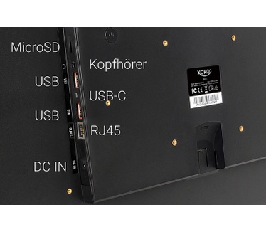 Xoro MegaPAD 2404 V7 Zwart