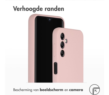 Accezz Liquid Silicone Backcover Samsung Galaxy A14 (5G) - Roze
