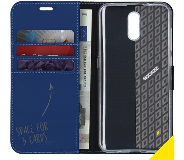 Accezz Wallet Softcase Bookcase Nokia 2.3 - Blauw (2.3) Blauw