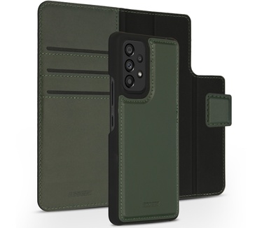 Accezz Premium Leather 2 in 1 Wallet Bookcase Samsung Galaxy A53 - Groen