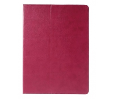 Kees Lederlook Portemonnee Hoes Apple iPad Pro - Roze