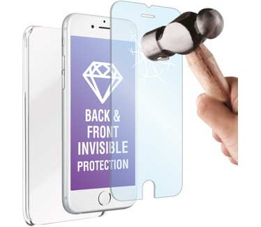 Muvit Screen protector Tempered Glass en cover voor Apple iPhone 6 Plus/6S Plus