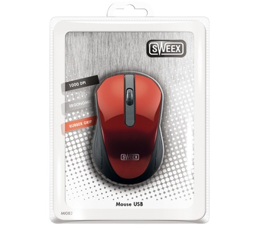 Sweex USB Mouse rood