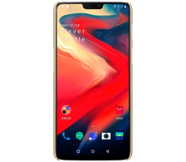 Nillkin Frosted Shield Hard Case voor OnePlus 6 - Goud  Goud
