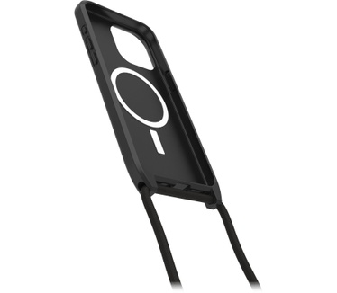 Otterbox React Series Necklace MagSafe voor iPhone 15 Pro Max, Black - Geen retailverpakking