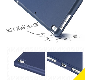Accezz Smart Silicone Bookcase iPad (2018) / (2017) / Air (2013) / Air 2