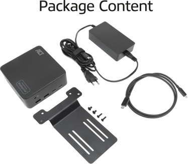 ACT Universeel USB-C Dockingstation 4K, voor 3 HDMI/DisplayPort monitoren, DisplayLink