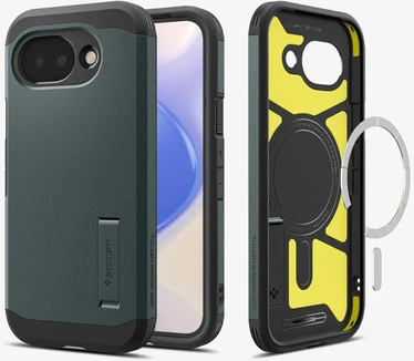 Spigen Tough Armor MagFit Back Cover (Google Pixel 10a) Groen