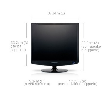Samsung Syncmaster 732N  Zwart