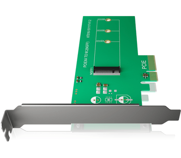 Raidsonic Icy Box IB-PCI208 - PCI-Karte, M.2 PCIe SSD zu PCIe 3.0 x4 Host