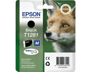 Epson T1281 Vos zwart cartridge