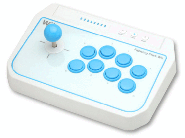Hori Fighting Stick Controller Wit, Wii