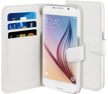 BeHello Samsung Galaxy S6 Edge Wallet Case White