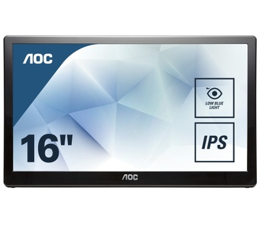 AOC I1659FWUX Zwart