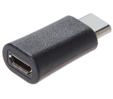 Azuri Sync & charge adapter (connector) van micro USB naar USB type C