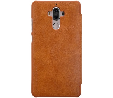 Nillkin Qin S-View Slim Book Case voor Huawei Mate 9 - Bruin Bruin