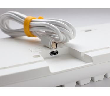 Ducky One 3 Classic Pure White TKL Gaming Tastatur RGB LED - MX-Clear US