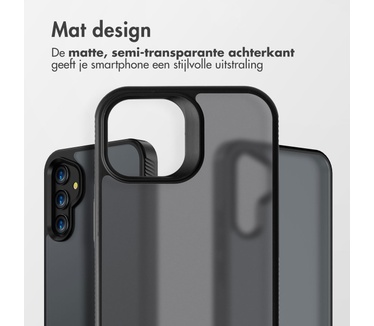 Accezz Rugged Frosted Backcover Samsung Galaxy S22 - Zwart