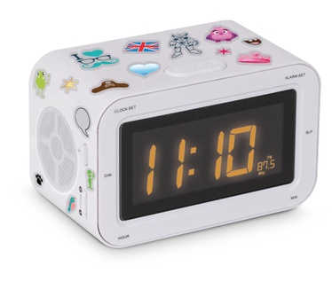 Bigben Interactive Wekkerradio met meer dan 400 stickers