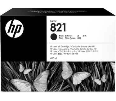 HP 821 zwarte Latex inktcartridge, 400 ml