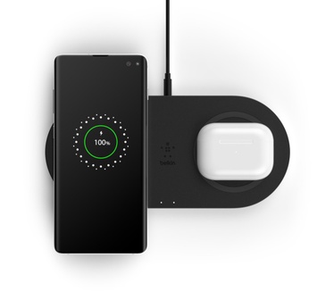Belkin Boost Charge Draadloze Snellader Dual 10W Zwart