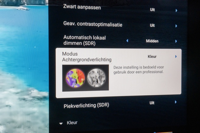 Bravia 9 II backlight mode
