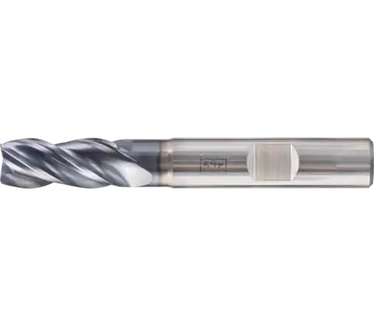 PFERD Universal end mill with four cutting edges UC4, Chamfer corner design