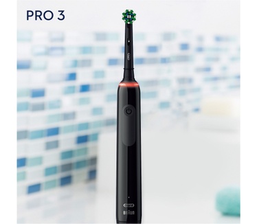 Oral-B Oral-B Pro 3 - 3000 - Zwarte Elektrische Tandenborstel Ontworpen Door Braun