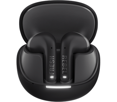 Hama Fresh 'n Rebel Twins Core 2 - Draadloze oordopjes - Bluetooth oortjes met 40 uur speeltijd - Met Microfoon en App - Storm Grey Groen