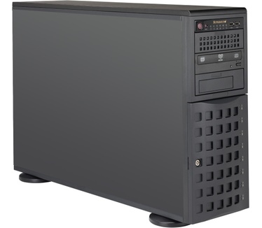 Supermicro 745BAC-R1K28B2 Full Tower Rack-Mountable Workstation / Server Case with 1280W Redundant Power Supply