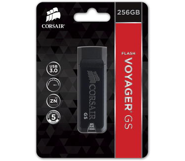 Corsair Flash Voyager GS V2 256GB Zwart