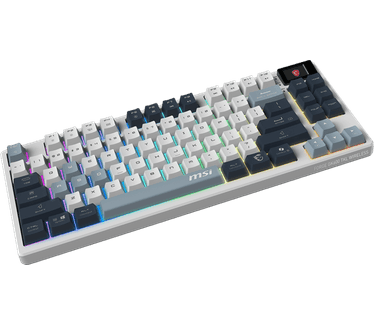 MSI FORGE GK600 TKL SKY US - Gaming Keyboard - Mechanical Linear Switches - RGB LED