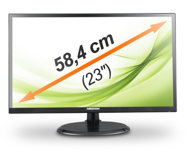 Medion Akoya P55018 23" LED Monitor Zwart