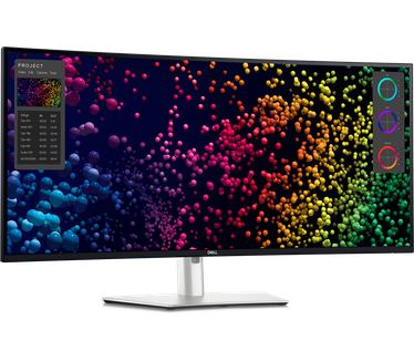 Dell UltraSharp U4025QW Zilver, Zwart - productfoto