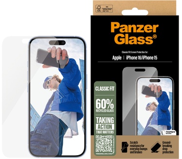 PanzerGlass PG Scrn iPhone 16 6.1Inch Classic Fit