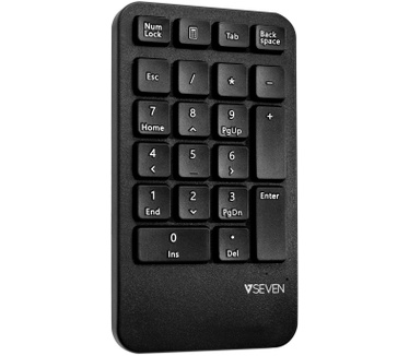V7 Ergonomic Wireless Keyboard, Mouse, and Keypad Combo