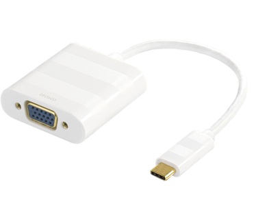 Deltaco USBC-VGA1 Wit