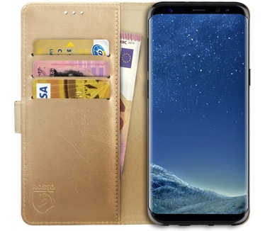Rosso Element Samsung Galaxy S8 Hoesje Book Cover Goud (Samsung Galaxy S8) Goud
